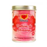 Vela Hidratante para Massagem Delícia de Morango