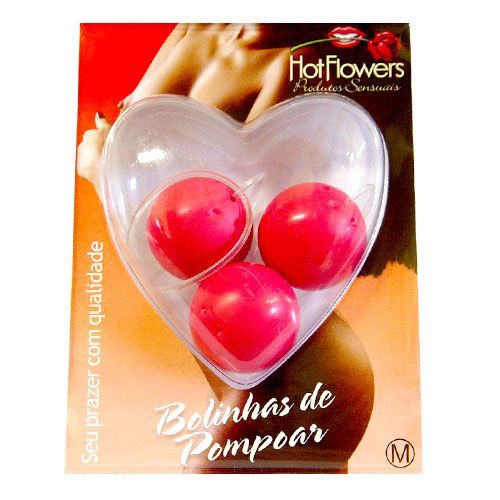 Bolinhas de Pompoar M Hot Flowers
