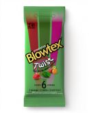 Blowtex Twist Morango, Menta e Tutti-Fruitti 6un