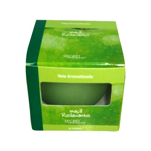 Vela Aromatizada Maça Relaxante 30horas Secret Moments