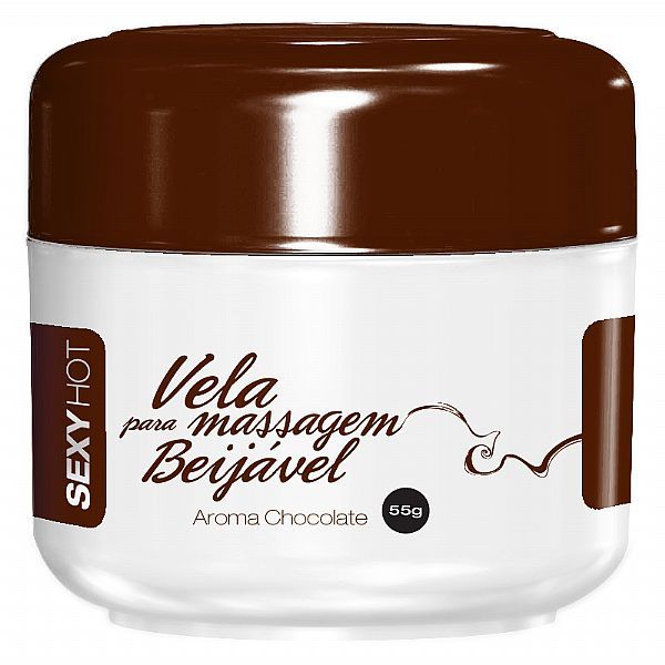 Vela de Chocolate Para Massagem Beijável Sexy Hot
