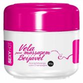 Vela de Morango Para Massagem BeijávelSexy Hot