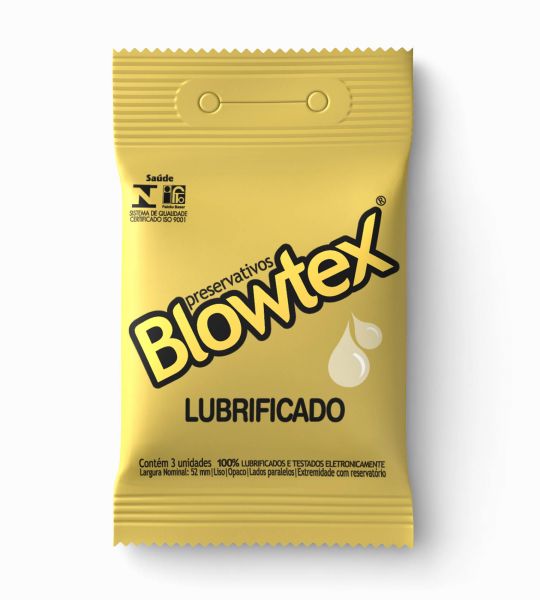 Preservativos Blowtex Lubrificado Tradiciona 3un