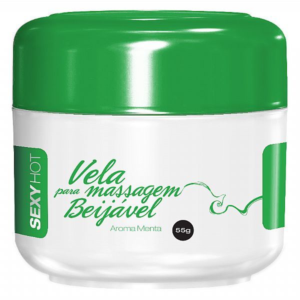 Vela de Menta Para Massagem Beijável Sexy Hot
