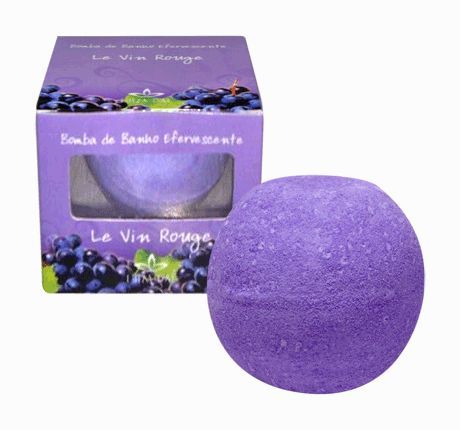 Bomba de Sal Efervescente- 95 gr- Le Vin Rouge